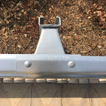 highway crash barrier C post